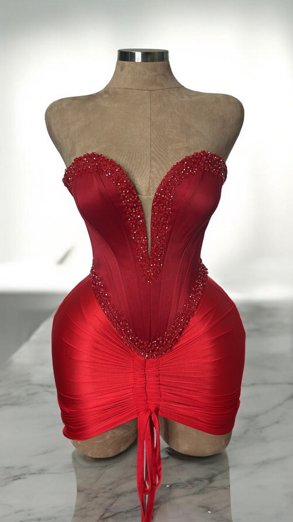 The PARIZ CRYSTALLINE CORSET 2piece £155