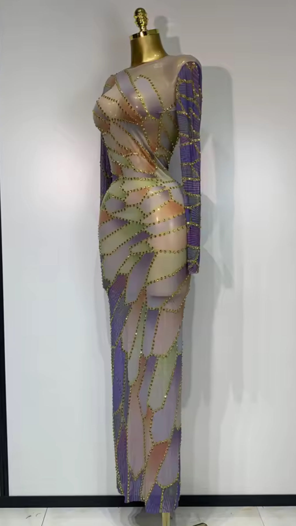 The LE DIVA CRYSTAL MESH Dress £94