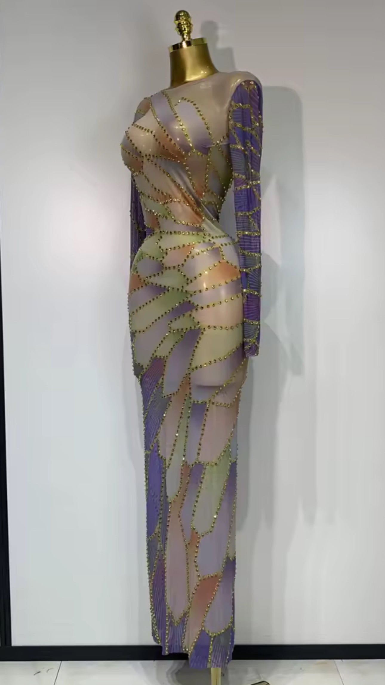 The LE DIVA CRYSTAL MESH Dress £94