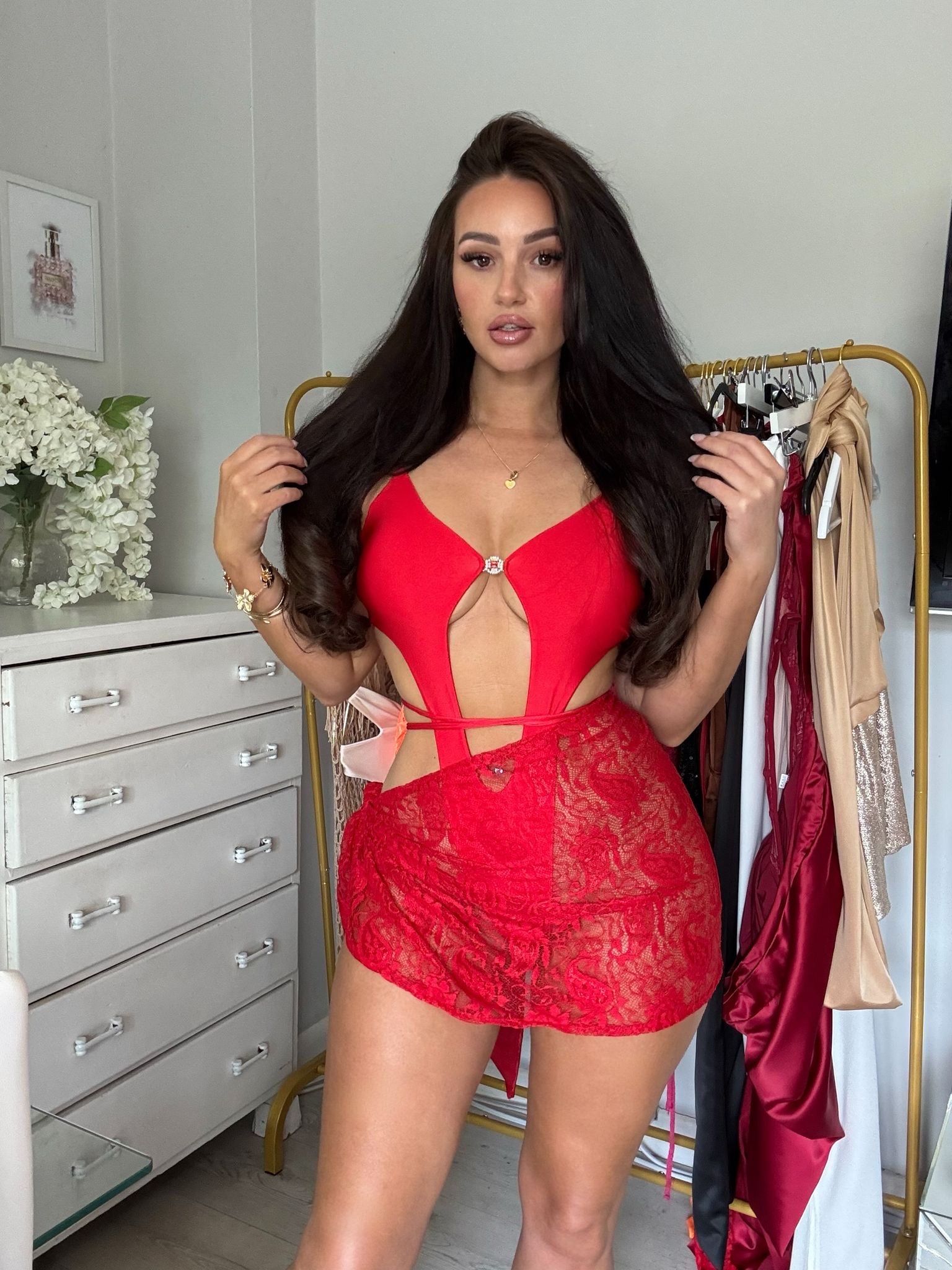 The GEM MATRIX Swimsuit includes SARONG £45