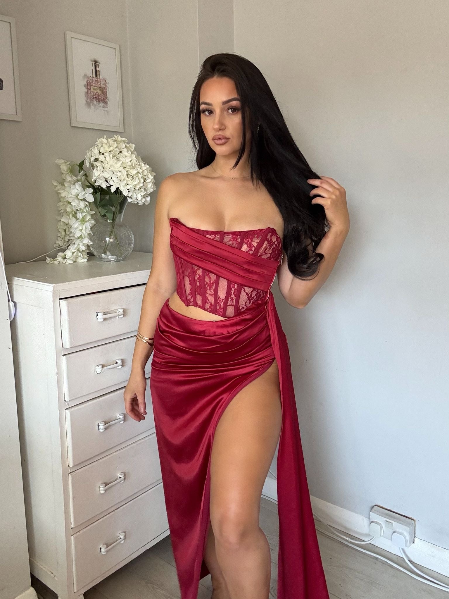The ANNABEL SATIN Dress £129.95