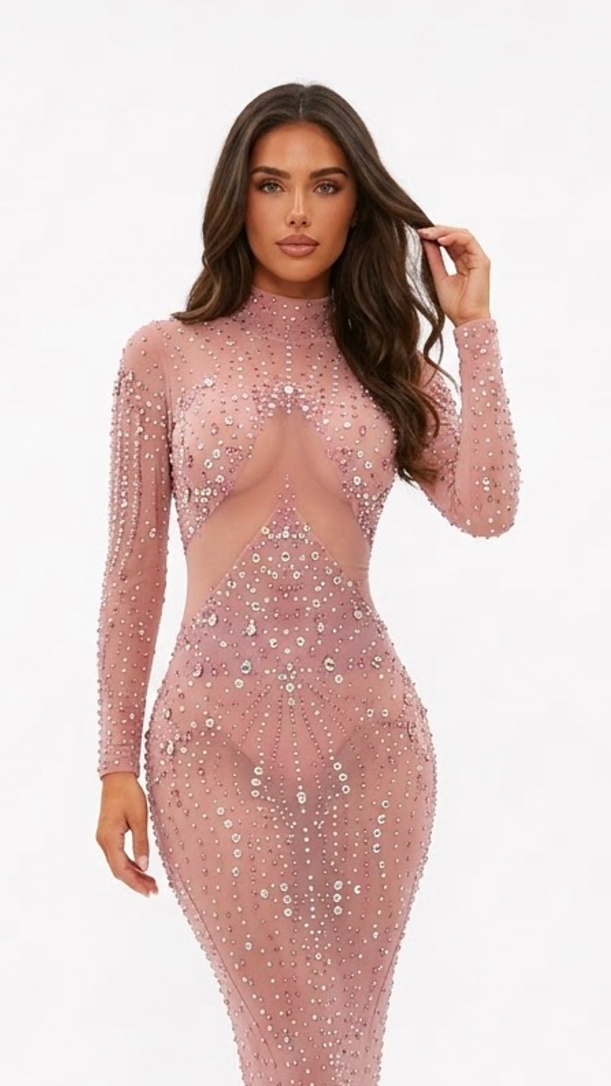 The ROSEELLA JEWEL CRYSTAL Dress £265