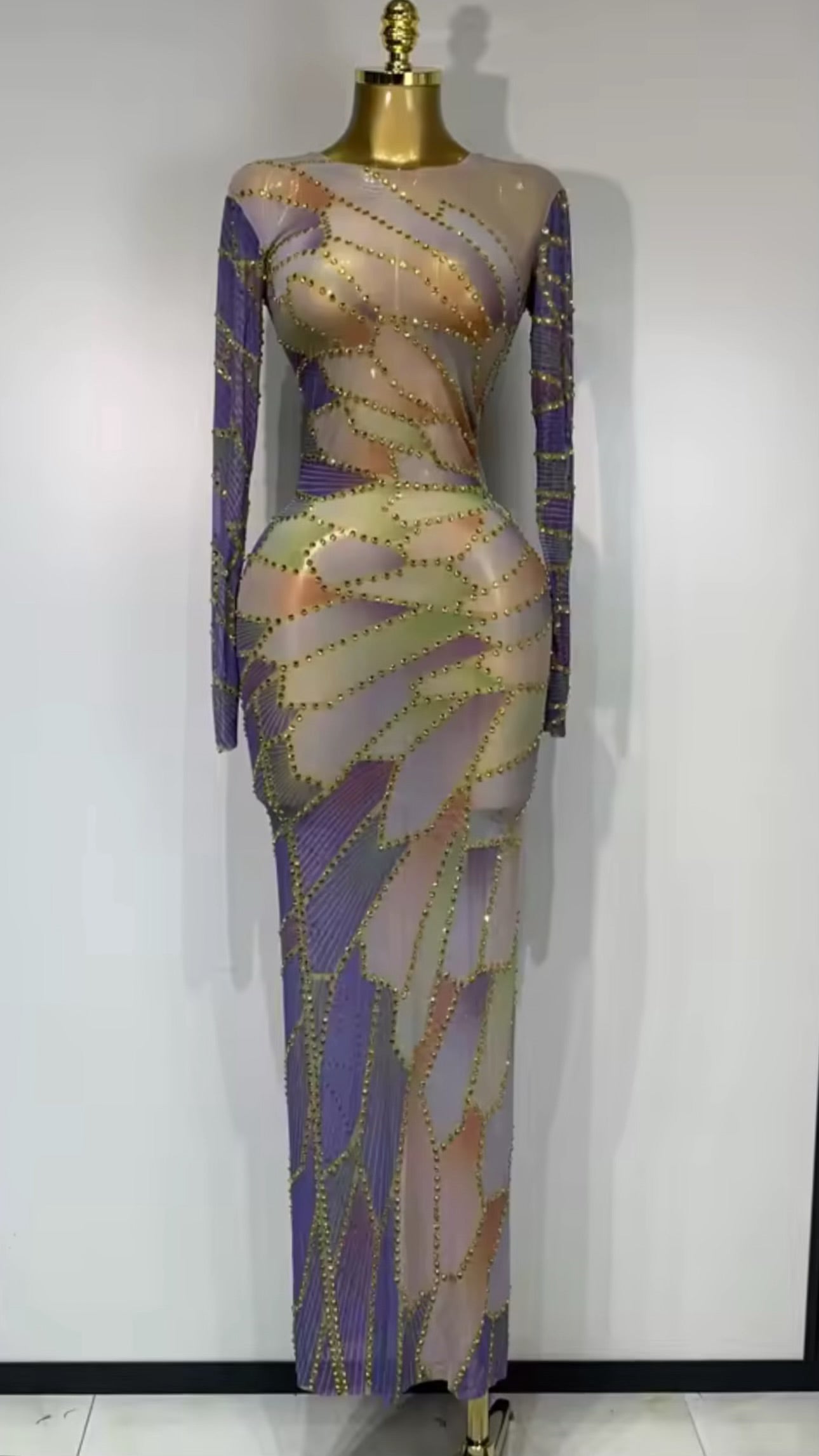 The LE DIVA CRYSTAL MESH Dress £94