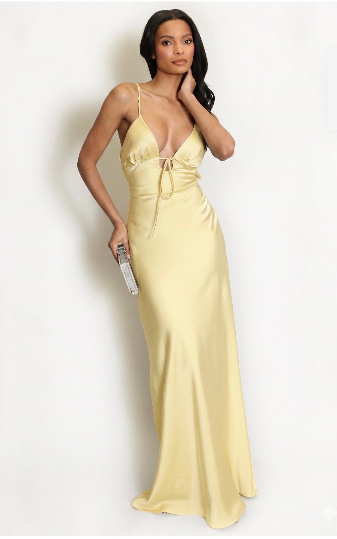 The PENELOPE SATIN MAXI Dress £47
