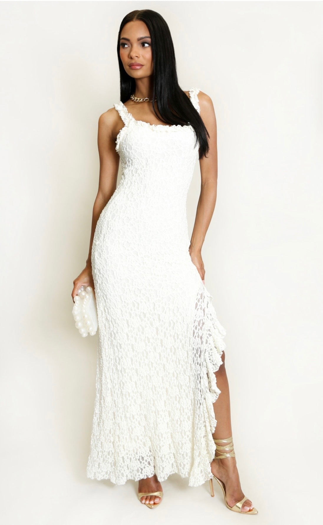 The CASSELIA MAXI LACE Dress £67.90