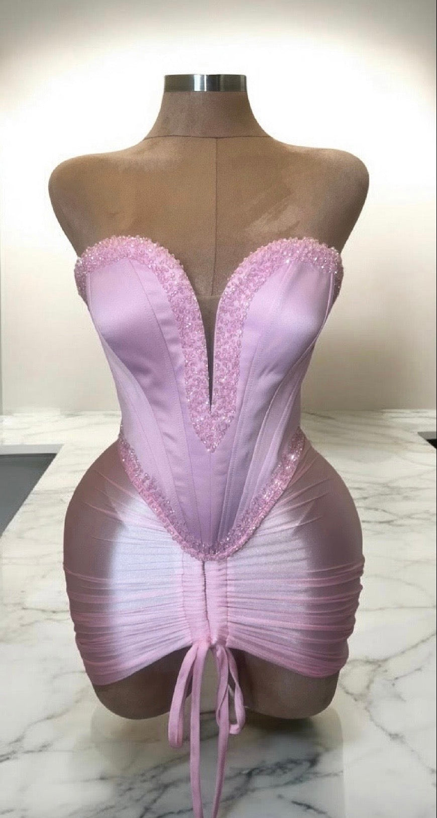 The PARIZ CRYSTALLINE CORSET 2piece £155