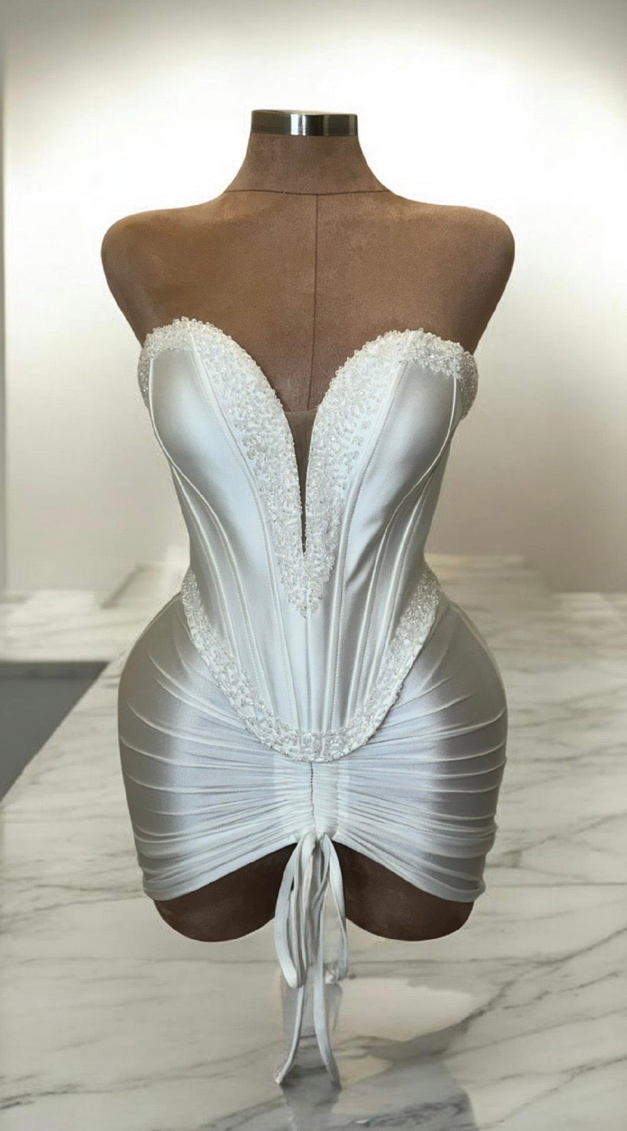 The PARIZ CRYSTALLINE CORSET 2piece £155