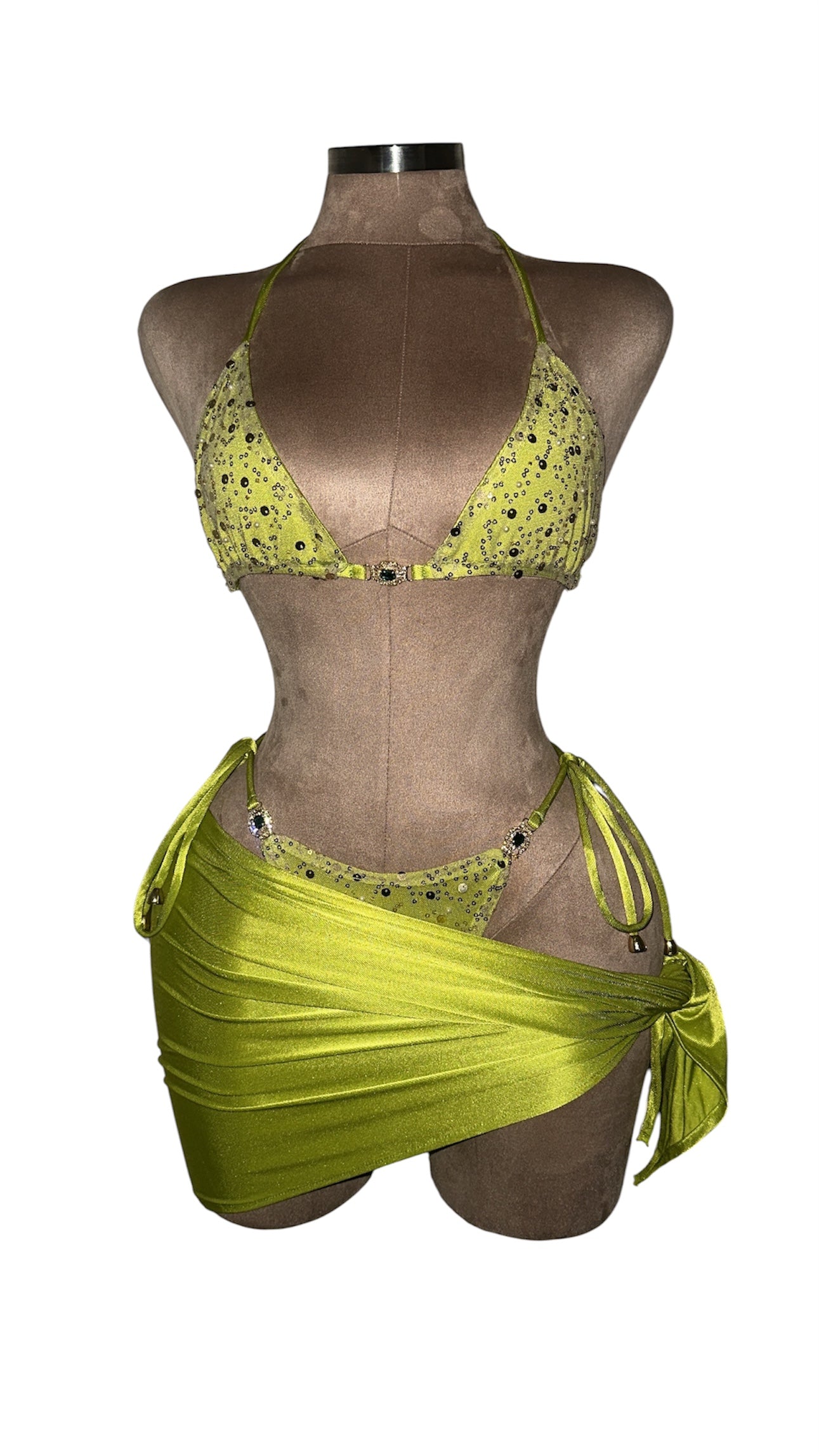 The VOGUE JEWEL Bikini (Normal Top) Includes SARONG £63.95