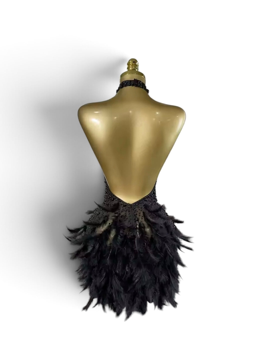The LUCINDA PEARL FEATHER Dress £89