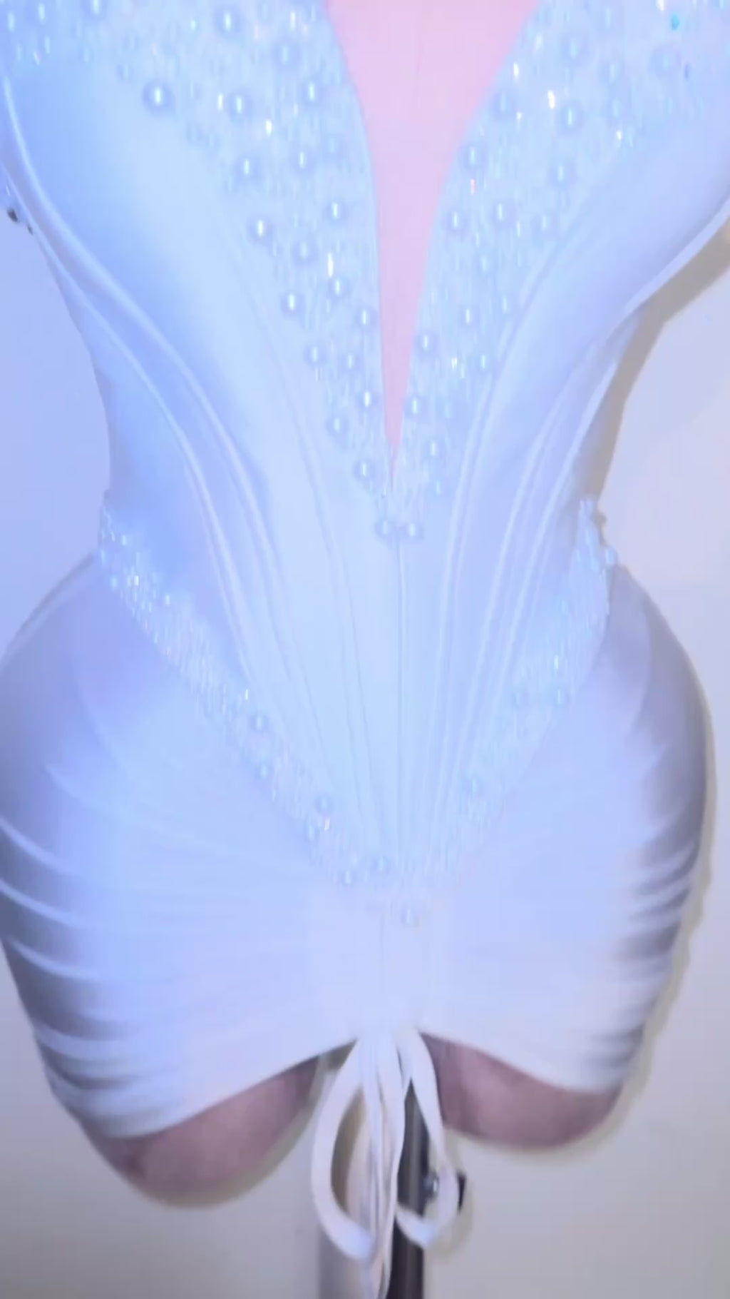 The PARIZ CRYSTALLINE CORSET 2piece £155