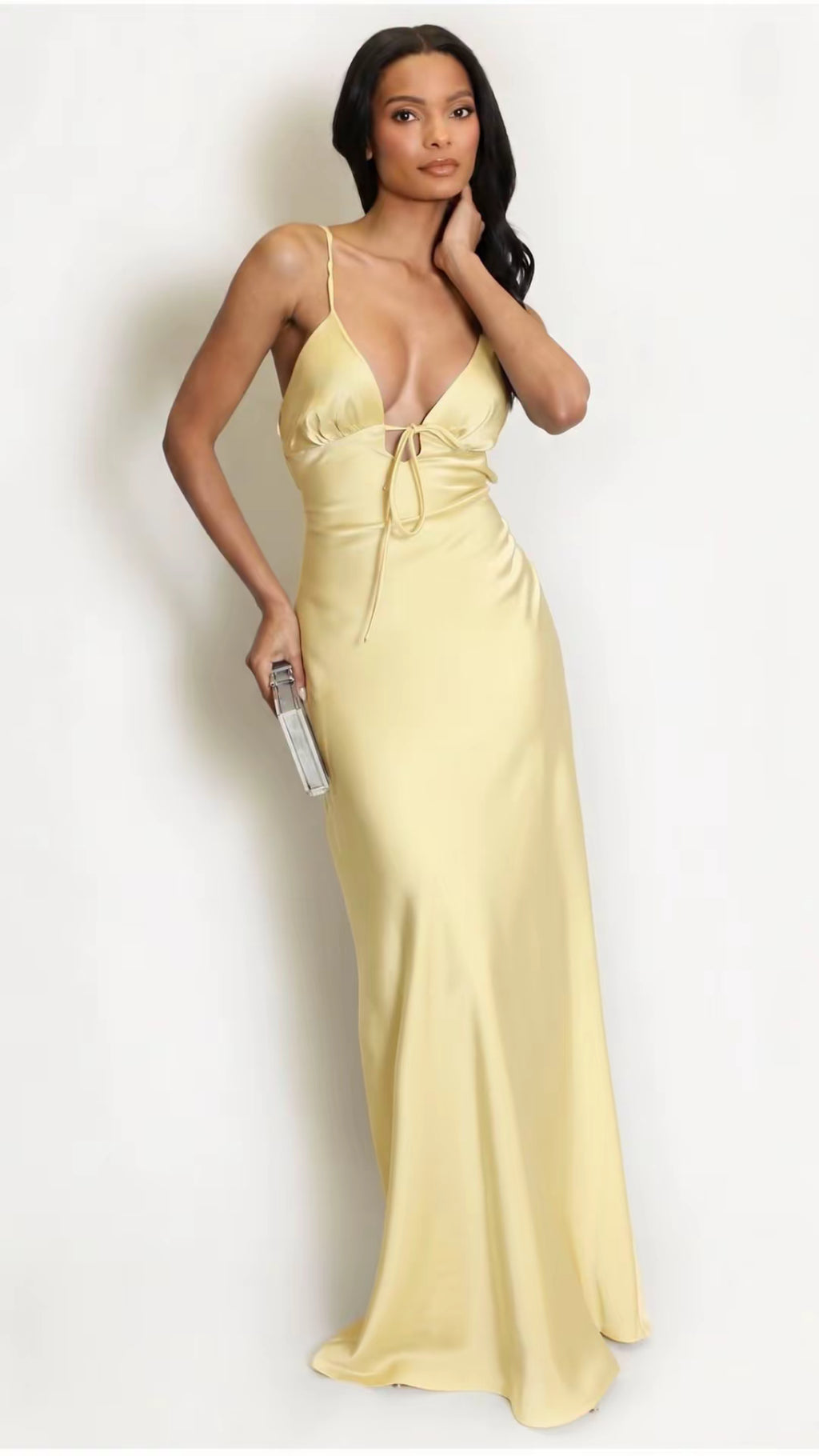 The PENELOPE SATIN MAXI Dress £47