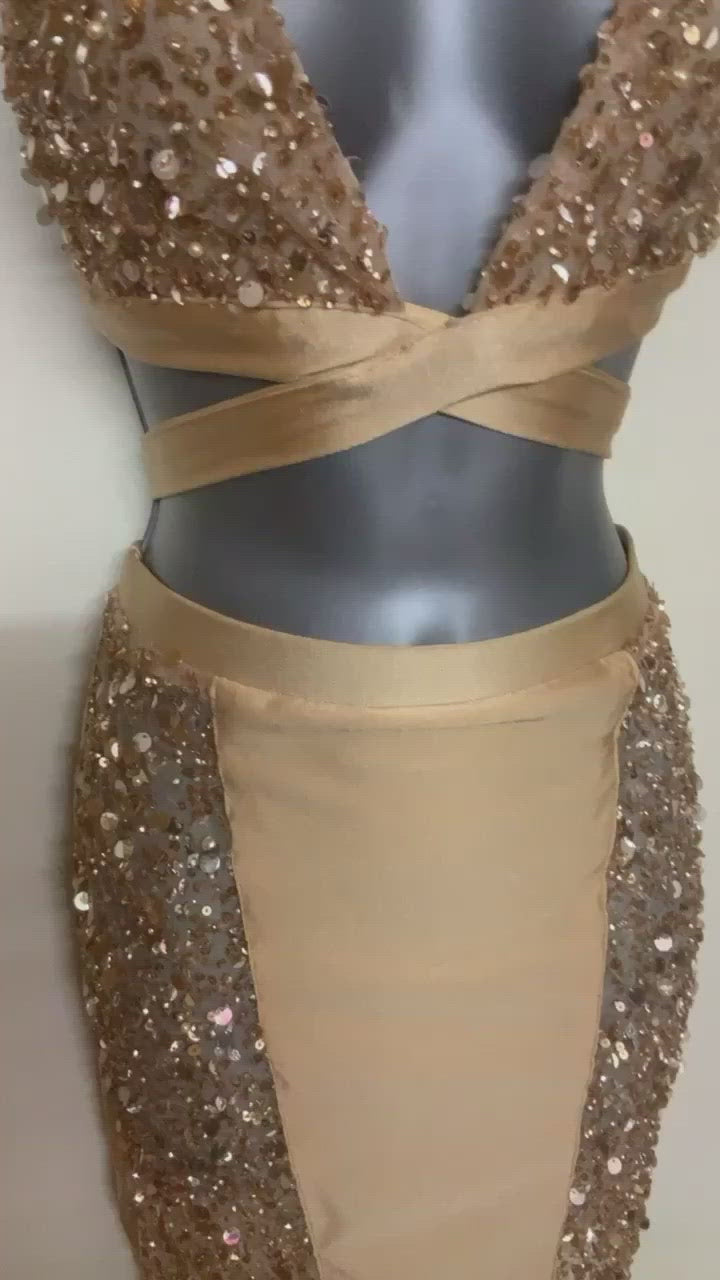The CRYSTAL SHIMMER DRAMA 2piece £55