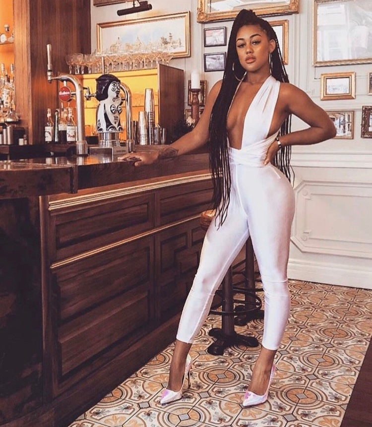 The Pearl Multi-Way White JUMPSUIT £60